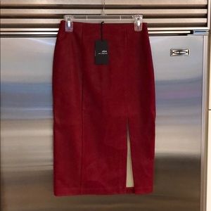 Red Pencil Skirt